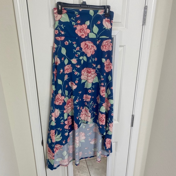 Like New - LulaRoe Olivia high-low Maxi Skirt (S) - Picture 1 of 7